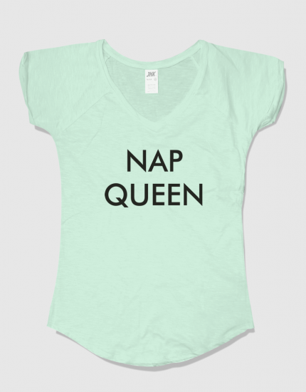 Μπλουζάκι με στάμπα  Nap Queen
