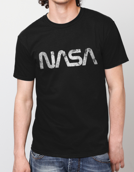 Μπλουζάκι με τύπωμα NASA logo distressed