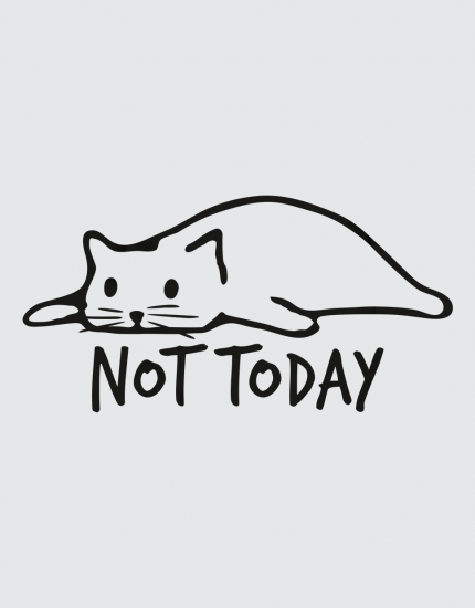 Μπλουζάκι με τύπωμα Not Today