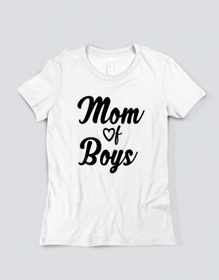 Μπλουζάκι με τύπωμα Mom of boys