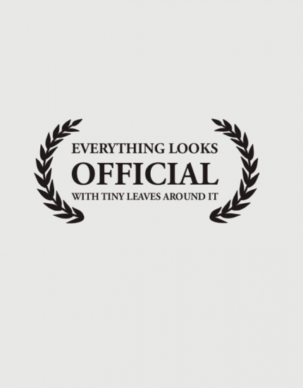 Μπλουζάκι με στάμπα Everything looks official
