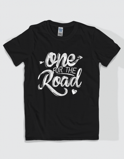 Μπλουζάκι με τύπωμα One for the road