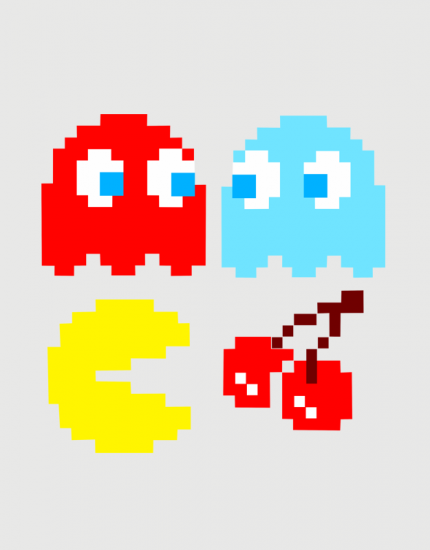 Μπλουζάκι με στάμπα Pacman