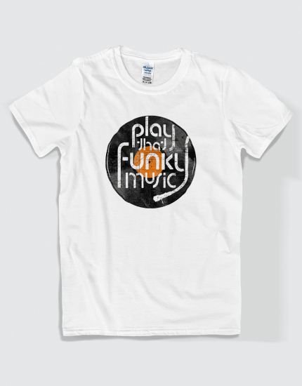 Μπλουζάκι με στάμπα Play that funky music
