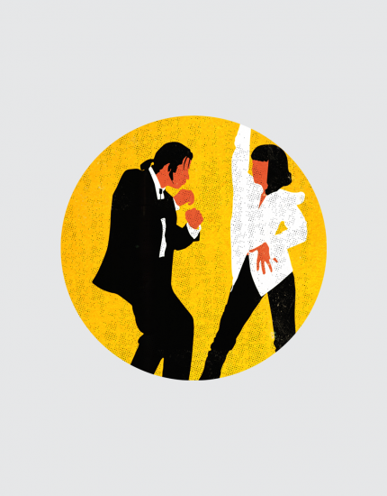 Μπλουζάκι με τύπωμα Pulp Dance