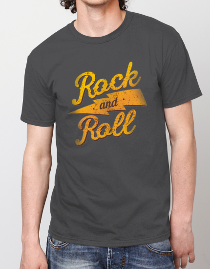 Μπλουζάκι με στάμπα Rock and roll