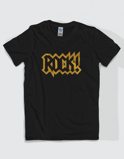 Μπλουζάκι με στάμπα ROCK