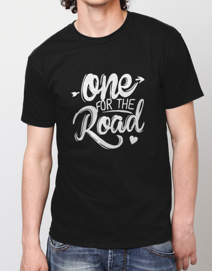 Μπλουζάκι με τύπωμα One for the road