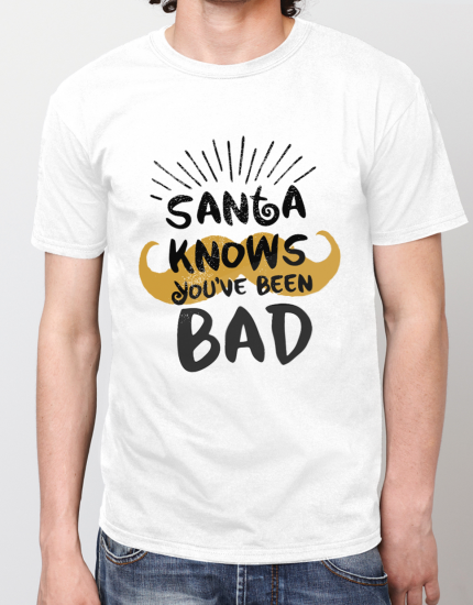 Μπλουζάκι με τύπωμα Santa Knows