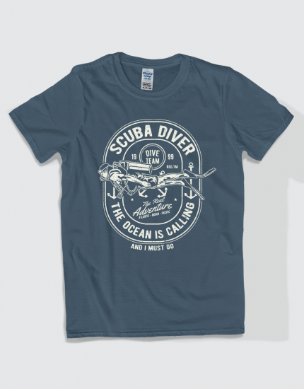 Μπλουζάκι με στάμπα Scuba Diver