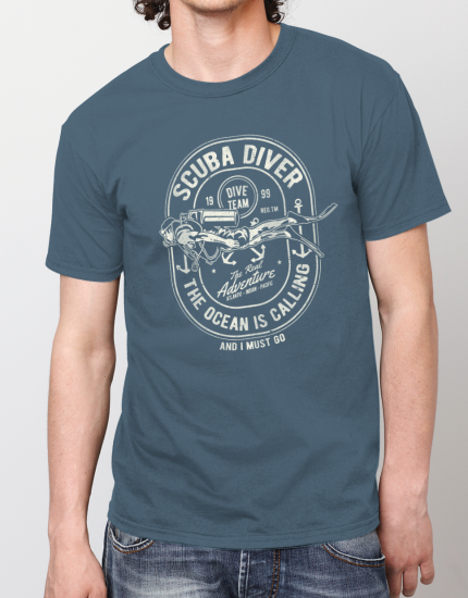 Μπλουζάκι με στάμπα Scuba Diver