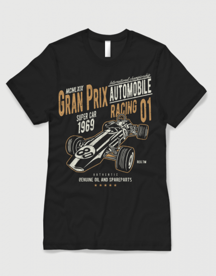 Hoodied φούτερ με στάμπα Gran Prix