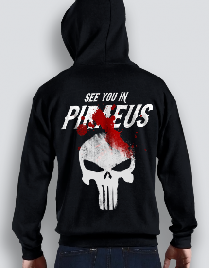 Hoodie με τύπωμα Red punishers