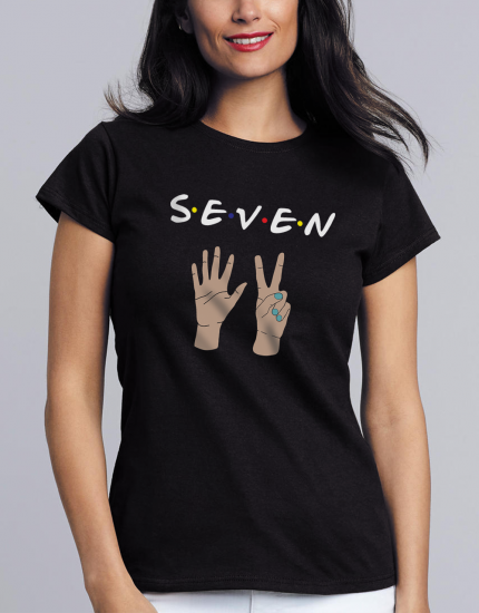Μπλουζάκι με τύπωμα Seven