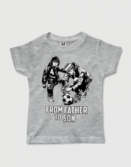 Μπλουζάκι με στάμπα From father to son 4