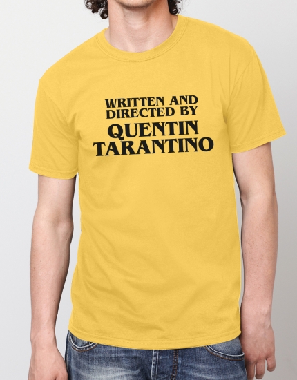 Μπλουζάκι με τύπωμα Written and directed by Quentin Tarrantino