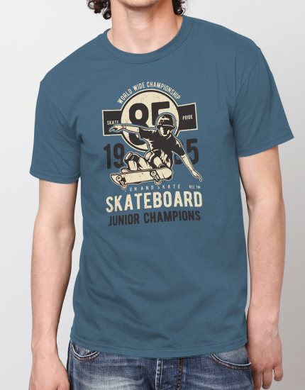 Μπλουζάκι με τύπωμα Skateboard Junior Champions