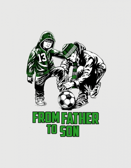 Μπλουζάκι με στάμπα  From father to son 13