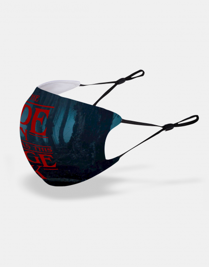 Μάσκα με εκτύπωση Strange Mask