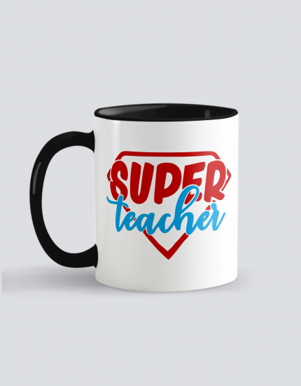 Κούπα κεραμική με τύπωμα Super Teacher