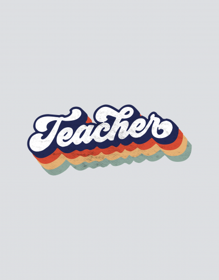 Μπλουζάκι με τύπωμα Teacher 