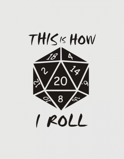 Μπλουζάκι με στάμπα This is how i roll