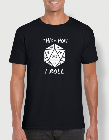 Μπλουζάκι με στάμπα This is how i roll