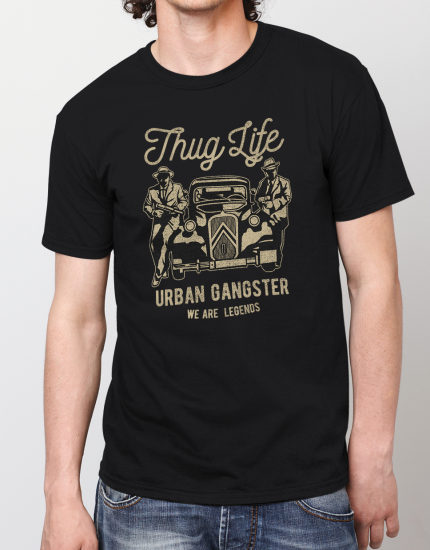 Μπλουζάκι με τύπωμα Urban Gangster