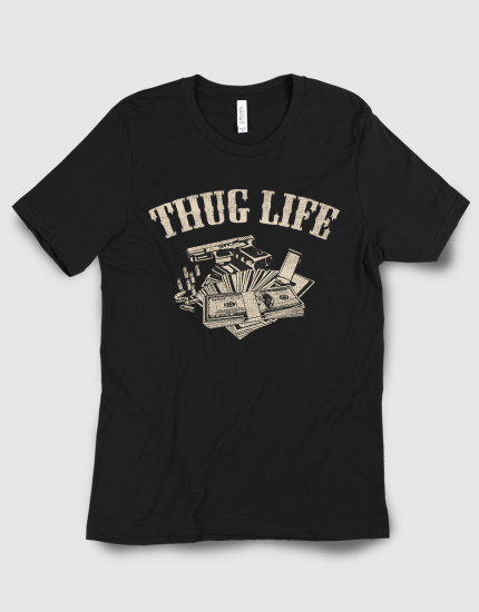 Μπλουζάκι με τύπωμα Thug Life