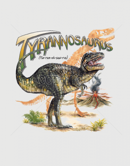 Μπλουζάκι με στάμπα Τyrannosaurus