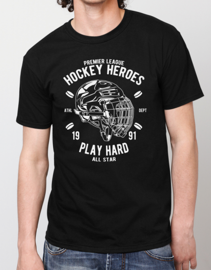 Μπλουζάκι με στάμπα Hockey