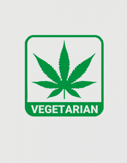 Μπλουζάκι με στάμπα Vegetarian
