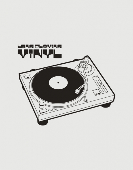 Μπλουζάκι με στάμπα Vinyl
