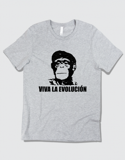 Μπλουζάκι με στάμπα Viva la evolucion