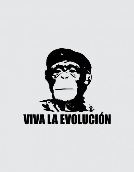Μπλουζάκι με στάμπα Viva la evolucion