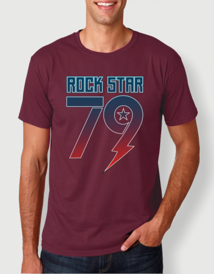 Μπλουζάκι με στάμπα Rock Star