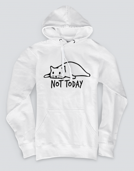 Premium hoodie με τύπωμα Not Today