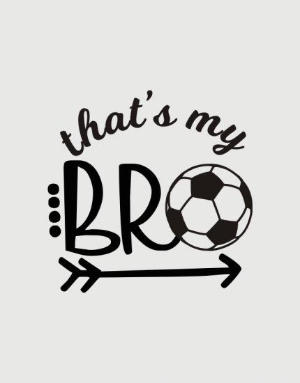 Μπλουζάκι με στάμπα That's my bro