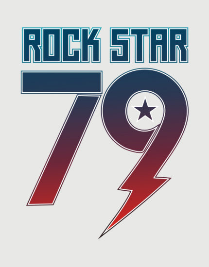 Μπλουζάκι με στάμπα Rock Star