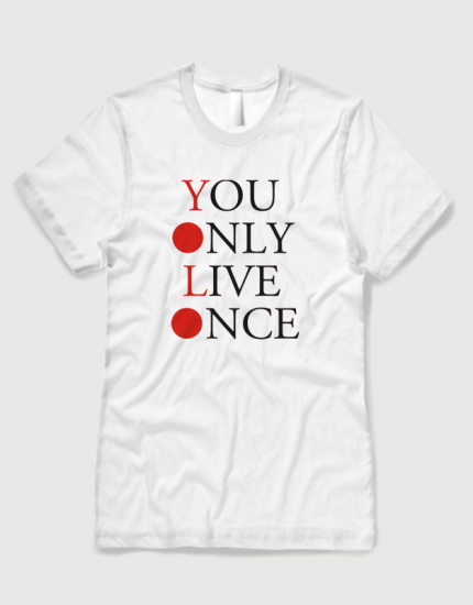 Μπλουζάκι με στάμπα YOLO