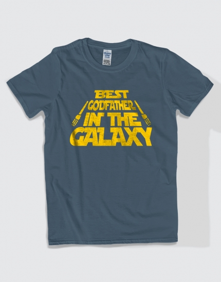 Μπλουζάκι με τύπωμα Best godfather in the galaxy