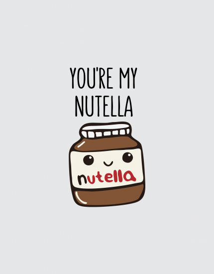 Μπλουζάκια με στάμπα Nutella lovers