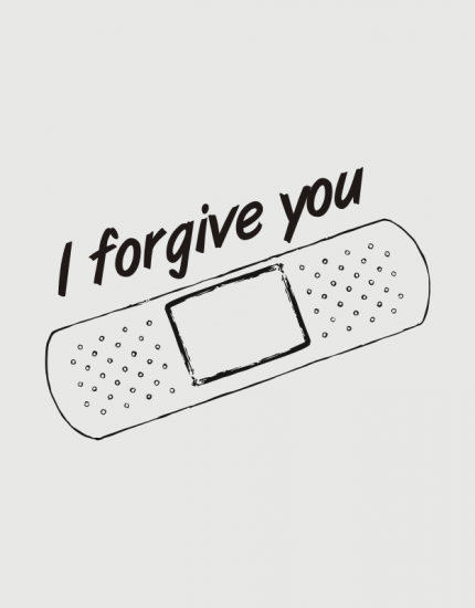 Μπλουζάκι με στάμπα I forgive you