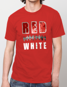 Μπλουζάκι με στάμπα Red White