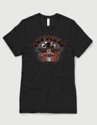 ανδρικό t-shirt μαύρο με στάμπα Las vegas