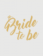 Μπλουζάκι με τύπωμα Bride to be