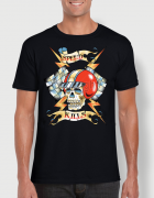 ανδρικό t-shirt μαύρο με στάμπα speed kills
