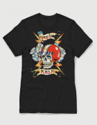 ανδρικό t-shirt μαύρο με στάμπα speed kills