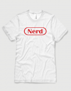 Μπλουζάκι με τύπωμα Nerd