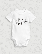 παιδικό φορμάκι με τύπωμα Little Shit